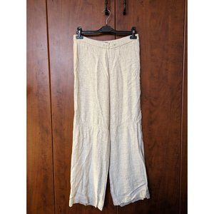 Chinese cream linen pants
